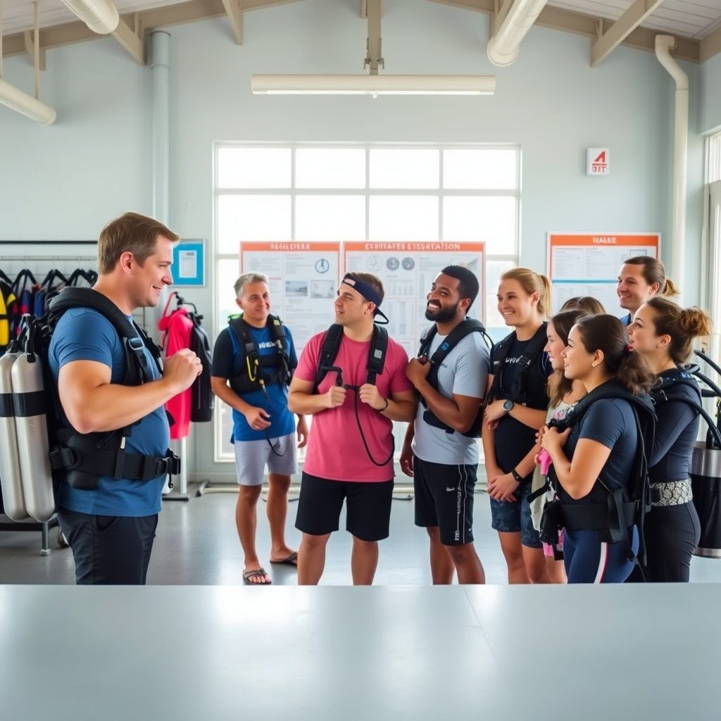 Scuba diving instruction